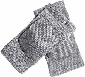 img 4 attached to 🦵 MINILUJIA Kids Knee Brace Non-Slip Sponge Sleeves Breathable Flex Elastic Support Protectors 2PCS/Pair