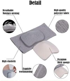 img 3 attached to 🦵 MINILUJIA Kids Knee Brace Non-Slip Sponge Sleeves Breathable Flex Elastic Support Protectors 2PCS/Pair