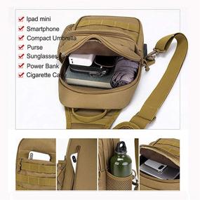 img 1 attached to BAIGIO Tactical Shoulder Backpack Top Handle: Versatile, Durable, and Stylish
