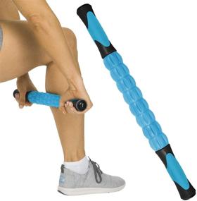 img 4 attached to 💪 Vive Muscle Roller Stick - Deep Tissue Massage for Sore Back, Neck, Legs, Feet, Arms - Firm Rolling Tool for Workout, Runners, Athletes - Trigger Point Soreness Relief