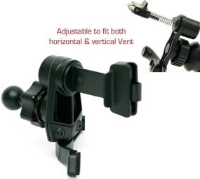 img 1 attached to 🗺️ i.Trek GPS Air Vent Mount with Durable Metal Spring Clips - Best for Garmin Nuvi GPS Devices