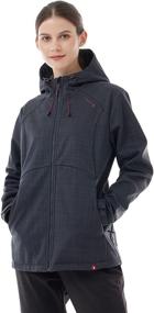 img 4 attached to 🧥 Women's CNTRITON Softshell Winter Jacket - Waterproof & Fleece Lined Snow Ski Coat, Lightweight Windbreaker for Hiking & Snowboarding