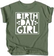 🎂 adorable olive loves apple birthday t shirts for girls' - trendy clothing for special occasions logo