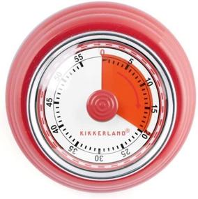 img 3 attached to Kikkerland KT051 R Magnetic Kitchen Timer