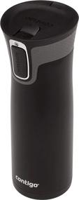 img 3 attached to Contigo West Loop AutoSeal 20 oz Matte Black Travel Mug: Double Wall Insulated Excellence