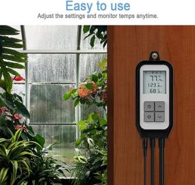 img 2 attached to Temperature Controller TESSAN Thermostat Greenhouse Reptiles & Amphibians