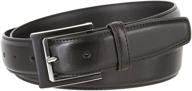 black silver buckle genuine leather logo