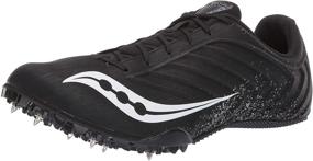 img 4 attached to Saucony Spitfire Walking Shoes: Men's Black White Sneakers for Ultimate Comfort and Style