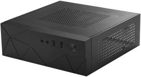 img 1 attached to 🖥️ Корпус Goodisory MX01 SECC без вентилятора для мини-ПК формата Mini ITX HTPC: Компактный, тихий и стильный в черном цвете