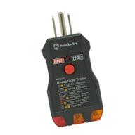 🔌 efficient testing with southwire tools & equipment 40022s receptacle tester in black logo