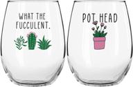 succulent plant cactus women glasses logo