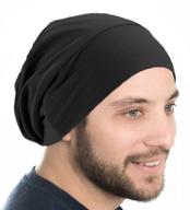 🎀 harewom hair wraps: premium silk-lined bonnet for women and men - curly hair satin sleep cap and hair buff logo