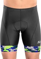 🏃 sls3 men’s triathlon shorts - premium compression tri shorts for men - black - 2 pockets - superior durability and fit - german designed logo