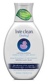 img 2 attached to Live Clean Baby Bubble Bath & Wash 2 Pack - Calming Bedtime - 295ml (10 fl. oz)