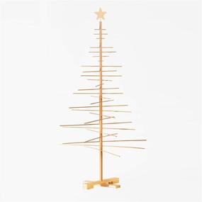 img 3 attached to 🎄 XMAS xmas3 SKU203 Assemble Christmas Tree: 190 cm (74,80 inches) Hight, Nature - Shop Now!