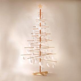 img 4 attached to 🎄 XMAS xmas3 SKU203 Assemble Christmas Tree: 190 cm (74,80 inches) Hight, Nature - Shop Now!
