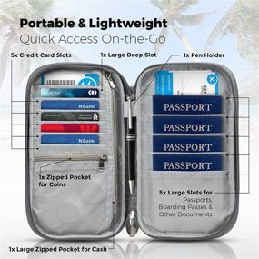img 3 attached to 📚 Top-notch Passport Document Organizer: Exceptional Materials