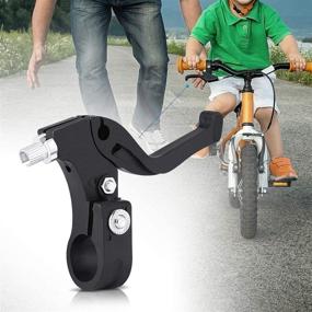 img 3 attached to Kids Bicycle Brake Levers - 2 Pcs Cycling Brake Handles for Children's Bikes - Black Road Bike Spare Parts