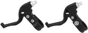 img 4 attached to Kids Bicycle Brake Levers - 2 Pcs Cycling Brake Handles for Children's Bikes - Black Road Bike Spare Parts