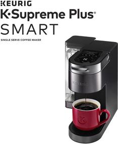 img 3 attached to ☕ Кофеварка Keurig K-Supreme Plus SMART, Single Serve K-Cup Pod с технологией BREWID и MultiStream, 78 унций съемный резервуар, заваривает от 4 до 12 унций, черная нержавеющая сталь.