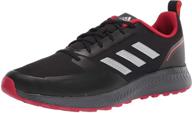 adidas runfalcon earth black men's athletic shoes: enhance your running performance logo