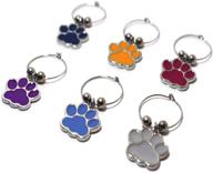 exquisite dclo print wine glass charms: add elegance to your wine tasting experience! логотип