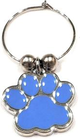 img 1 attached to Exquisite DCLO Print Wine Glass Charms: Add Elegance to Your Wine Tasting Experience!