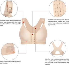 img 1 attached to 🏋️ Kimikal Post Surgery Sports Black Apparel for Women