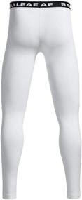 img 3 attached to 👖 Baleaf Boys' Compression Thermal Baselayer Leggings for Clothing and Active Wear