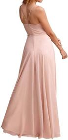 img 2 attached to EverLove Spaghetti Chiffon Bridesmaid Dresses