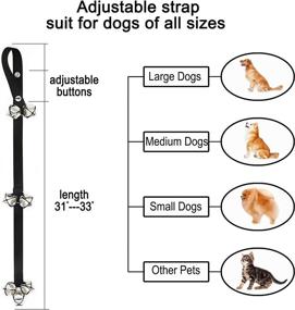 img 2 attached to 🐶 Upgraded Kazma 5-in-1 Dog Training Kit: DoorBell, Whistle, Clicker, Waste Bags Dispenser, and Potty Training Tool - Ideal for Door Knob, Outdoor Training, and Going Outside - Train Your Dog with Bells