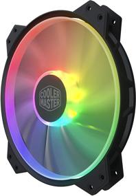 img 3 attached to Cooler Master MasterFan MF200R: Ultimate 🌀 200mm ARGB Addressable RGB Fan for Superior Cooling