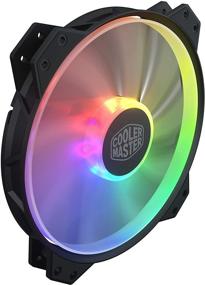 img 1 attached to Cooler Master MasterFan MF200R: Ultimate 🌀 200mm ARGB Addressable RGB Fan for Superior Cooling