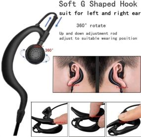 img 1 attached to Earpiece Microphone Compatible Earphones Lsgoodcare Portable Audio & Video