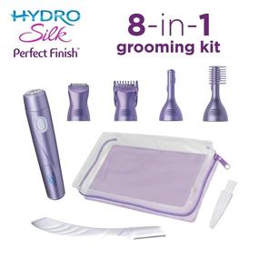 img 3 attached to 🪒 Schick Hydro Silk Perfect Finish Trimmer: 8-in-1 Grooming Kit for Women - Silky Smooth Precision