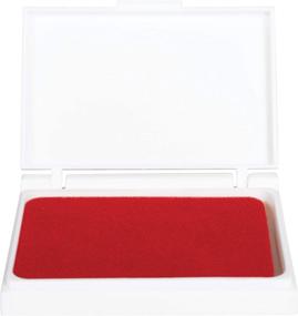 img 2 attached to Washable Red Stamp Pad for Crafting (Non-Toxic, Fade Resistant) - Ideal for Scrapbooks, Posters, and Cards - Enhance Learning Experience