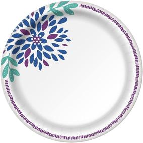 img 1 attached to 🍽️ Dixie Everyday Dinner Size Paper Plates (10 1/16 inches) - Pack of 80 Count: Durable and Convenient Disposable Plates