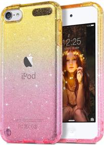 img 4 attached to ULAK Clear Gradient Glitter Case For IPod Touch 7Th/6Th/5Th Generation