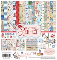 🎉 discover the carta bella paper company practically perfect collection kit - perfect for all crafting needs! logo