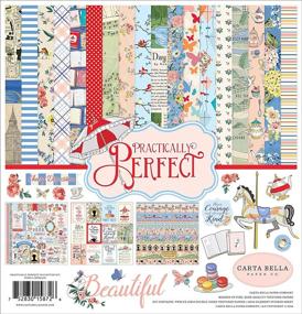 img 1 attached to 🎉 Discover the Carta Bella Paper Company Practically Perfect Collection Kit - Perfect for All Crafting Needs!