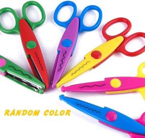 img 3 attached to 🖌️ KUUQA 6 Piece Children's Safety Scissors Set for Art, Crafts, and Paper Construction - Supplies for Kids and Students