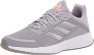 👟 adidas grey silver light orange girls' shoes: size 2.5- stylish and durable logo