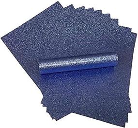img 3 attached to 🎨 A4 Glitter Paper: Sparkling Soft Touch, Non-Shed 150gsm/40lb - 10 Sheets (Dark Blue) - Perfect for Crafts and Projects!