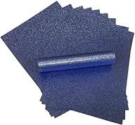 🎨 a4 glitter paper: sparkling soft touch, non-shed 150gsm/40lb - 10 sheets (dark blue) - perfect for crafts and projects! logo