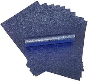 img 2 attached to 🎨 A4 Glitter Paper: Sparkling Soft Touch, Non-Shed 150gsm/40lb - 10 Sheets (Dark Blue) - Perfect for Crafts and Projects!