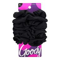 goody womens ouchless scrunchie black logo