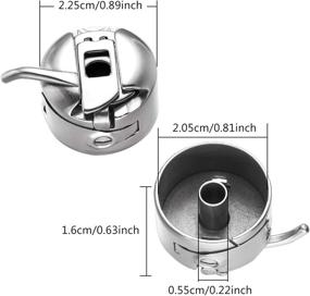 img 3 attached to 🧵 Premium Stainless Steel Sewing Machine Bobbin Case - Front Loading 15 Class Machines, Ideal for Household Sewing