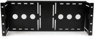 startech.com universal vesa lcd monitor mounting bracket for 19-inch rack or cabinet - taa compliant - cold-pressed steel (rklcdbk) logo