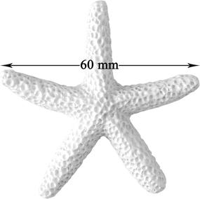 img 1 attached to 🌟 SUBANG 20 Pieces White Resin Sea Star Starfish 2.3 Inch - Perfect for Wedding Decor, Beach Theme Party, Home Decorations, DIY Crafts, Fish Tank