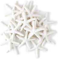 🌟 subang 20 pieces white resin sea star starfish 2.3 inch - perfect for wedding decor, beach theme party, home decorations, diy crafts, fish tank логотип